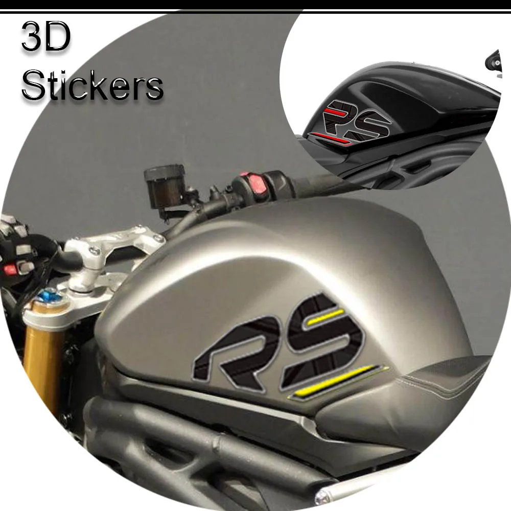 

Накладки на бак для мотоцикла Speed Triple 1200RS 1200 RS, комплект для защиты коленей, 3D-наклейки, декоративные наклейки