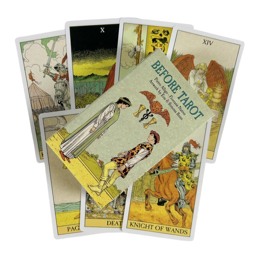 Cartas de Tarot del jinete antes después, un 78 oráculo, visiones en inglés, edición de adivinación, juegos Borad, juego de adivinación