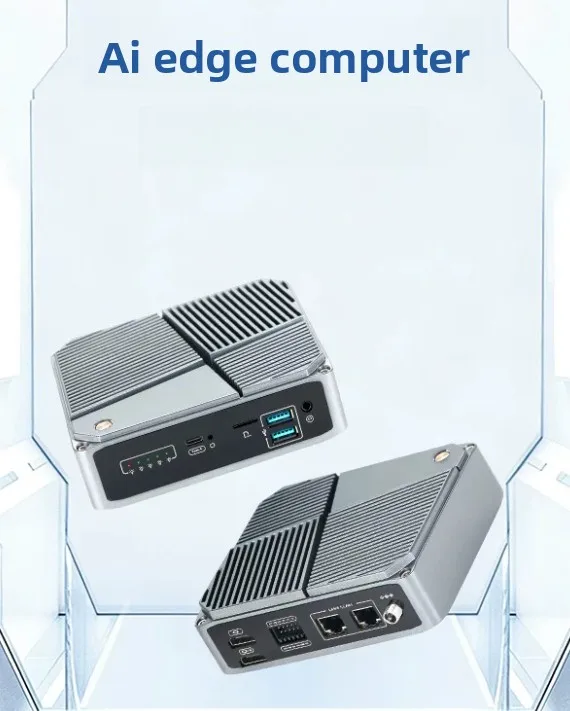 RK3588 edge computing end point AI computing power box supports 8 cameras 1080P 30 frames