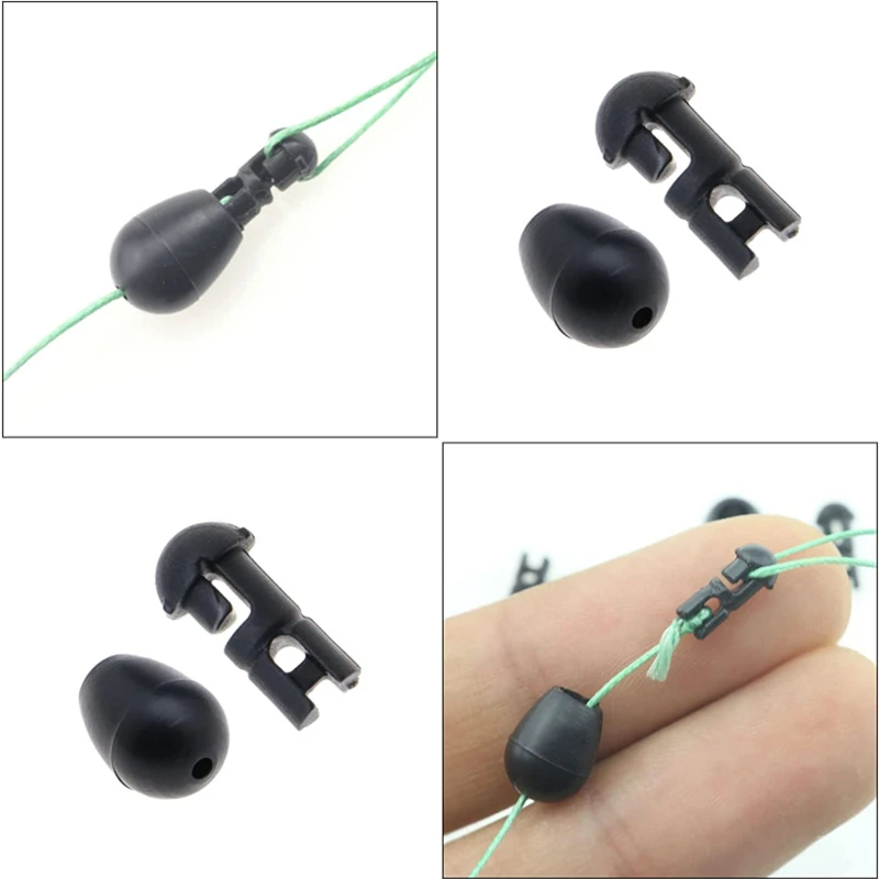 100-10PCS Schnell Ändern Perlen Karpfen Angelgerät Haken Links Methode Feeder Angeln Werkzeuge Stecker Fisch Bekämpfen Pesca zubehör