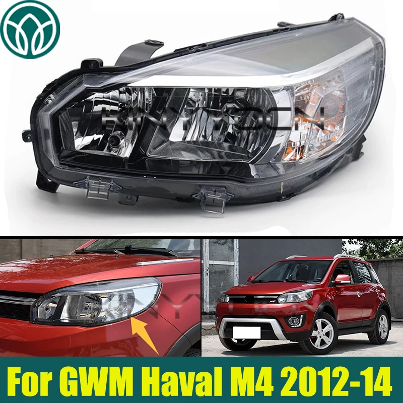 

Car Front Bumper Headlight Headlamp For GWM Haval M4 2012 2013 2014 Front Head lamp Head lights