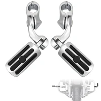 Clavijas de carretera de 1,25 "", estribo ajustable corto para Harley Touring Road King Road Glide Electra Glide Street Glide Sportster Softail