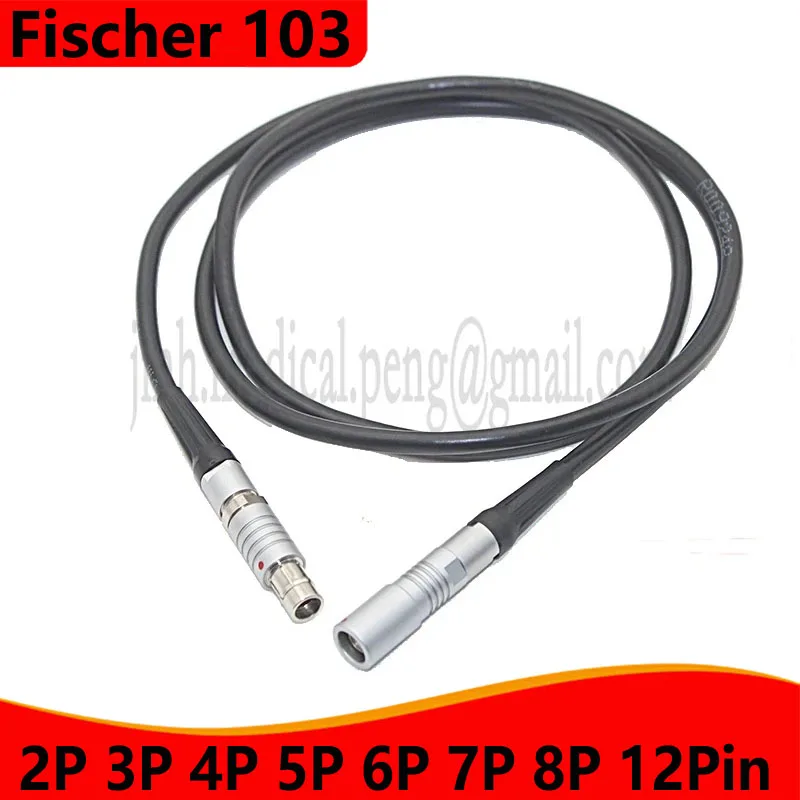 

Compatible Fischer 103 1F 2 3 4 5 6 7Pin Waterproof Push-pull Self-locking Male Plug Female Socket Round Connector Welding Cable