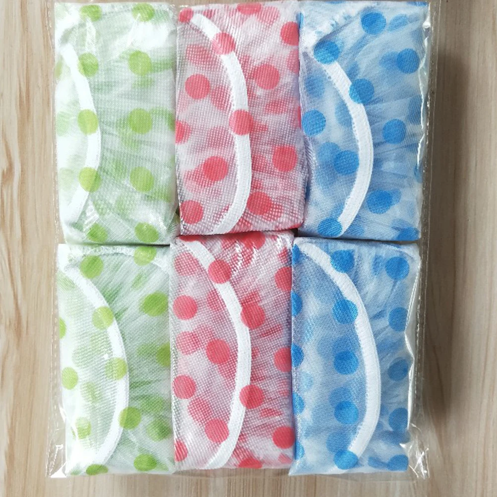 

30pcs Disposable Shower Colorful Thicken Bathing Hats Plastic Waterproof Shower Hats for Home Hotel (Assorted Color)