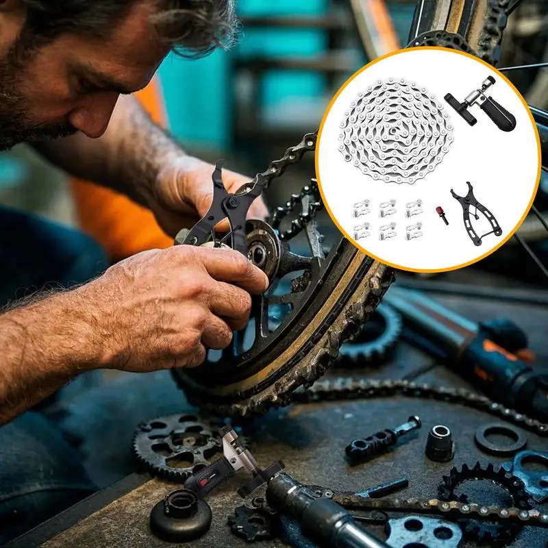 

Mountain Bike Chain Bike Link Plier Chain Breaker Racing Cycling Accessories Link Connectors Compact Tool For Professionals