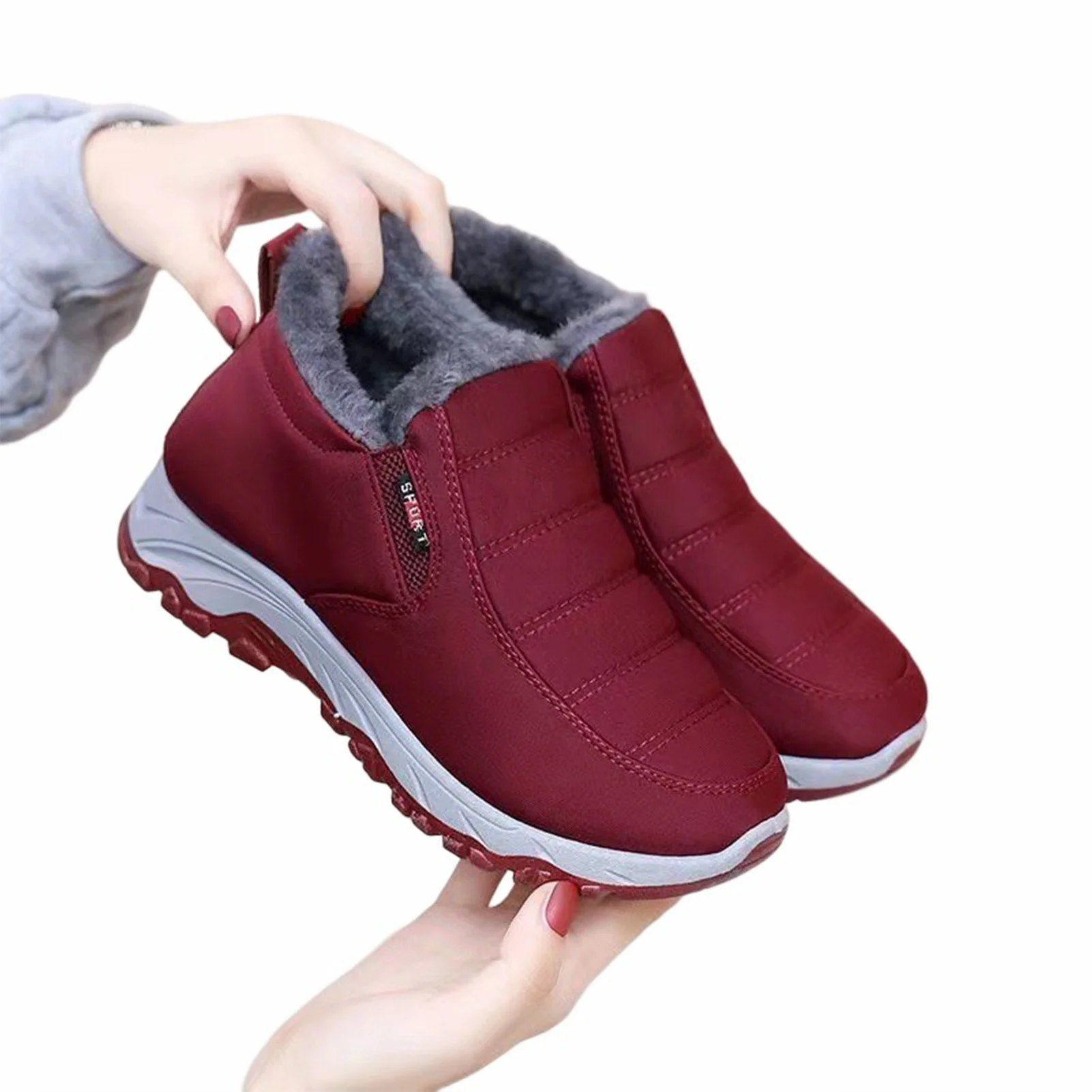 Woman Winter Warm Snow Boots Leisure Winter Warm Shoes Suitable for Walking Shopping