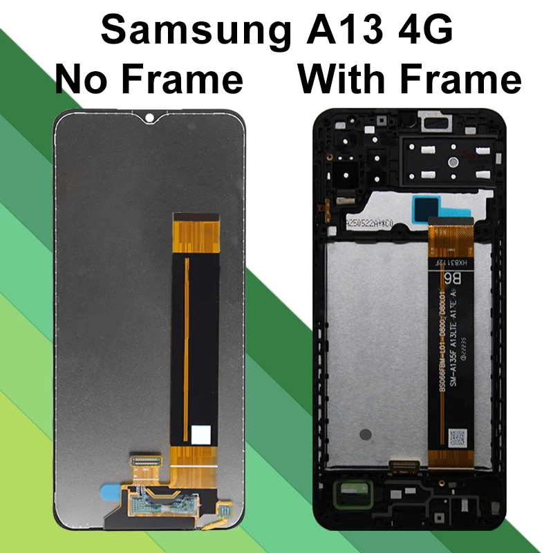 IPS For Samsung Galaxy A13 4G LCD SM-A135F SM-A135M Display Touch Screen Replace For Samsung A13 5G LCD SM-A136U SM-A136B