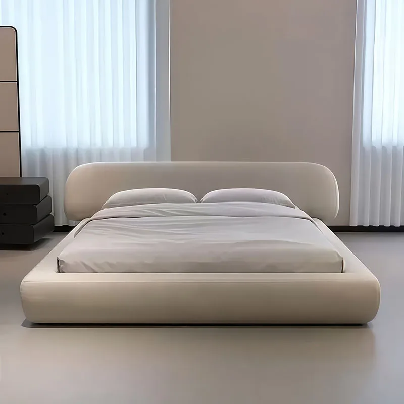 

Floor Luxury Bed Japanese Full Double Queen Frame Wooden Space Saving Bed Sleeping Safe Letto Matrimoniale Trendy Furniture