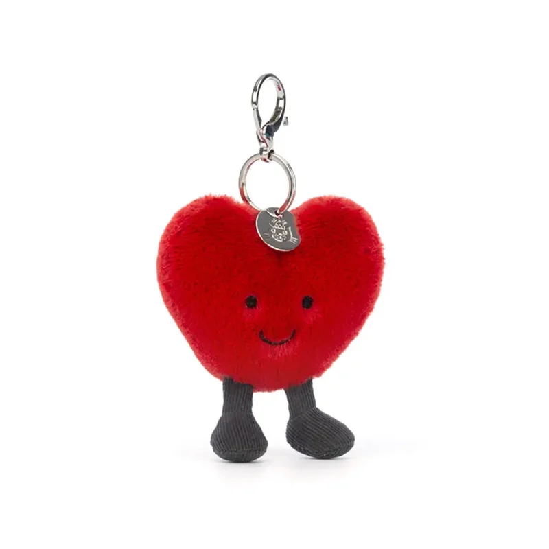 【EN STOCK】 JELLYCAT UK Fun mignon petit amour sac pendentif Jellycat amour porte-clés peluche poupée anniversaire cadeau de noël