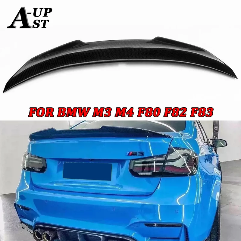 

Для BMW M3 F80 M4 F82 заднее крыло из углеродного волокна спойлер в стиле PSM Утконос крыло комплект для тюнинга кузова заднее крыло