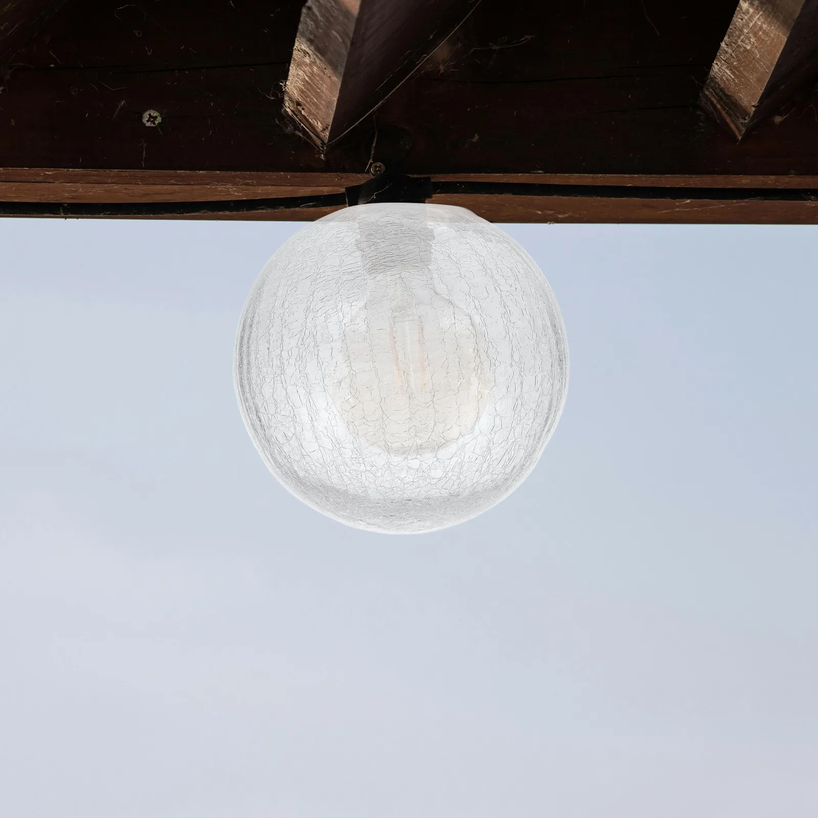 Pendant Light Shade Clear Glass Replacement Globe Lampshade Soft Diffuser Cover Decorative Fixture for Bedroom Living Room Lamp