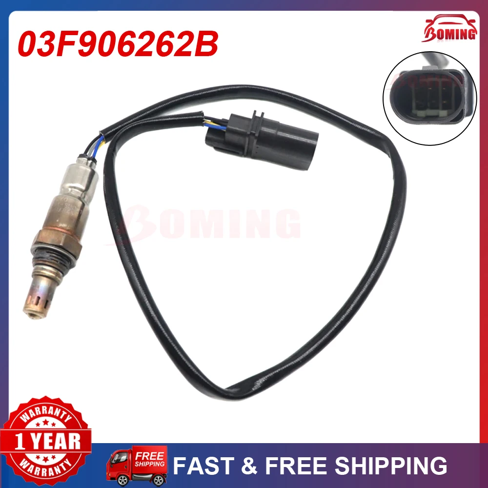 Car Air Fuel Ratio Lambda Oxygen O2 Sensor 03F906262B For Audi A1 A3 S3 For Volskwagen Beetle Golf Jetta Polo Touran 03F906262A