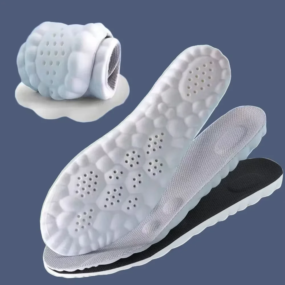 

Latex Sport Insoles High Elasticity Shoe Pads Running Orthotic Breathable Deodorant Shock Absorption Cushion Arch Support Insole