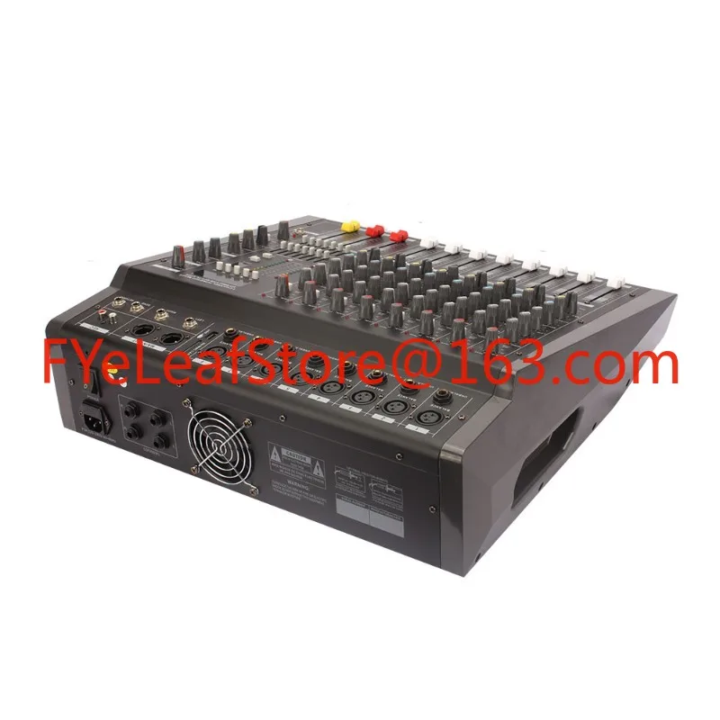 PMX808D Professional DJ Console 8-Channel Power Mixer Effects Sound K Audio Equalizer Studio 8-Channel Audio Mixer