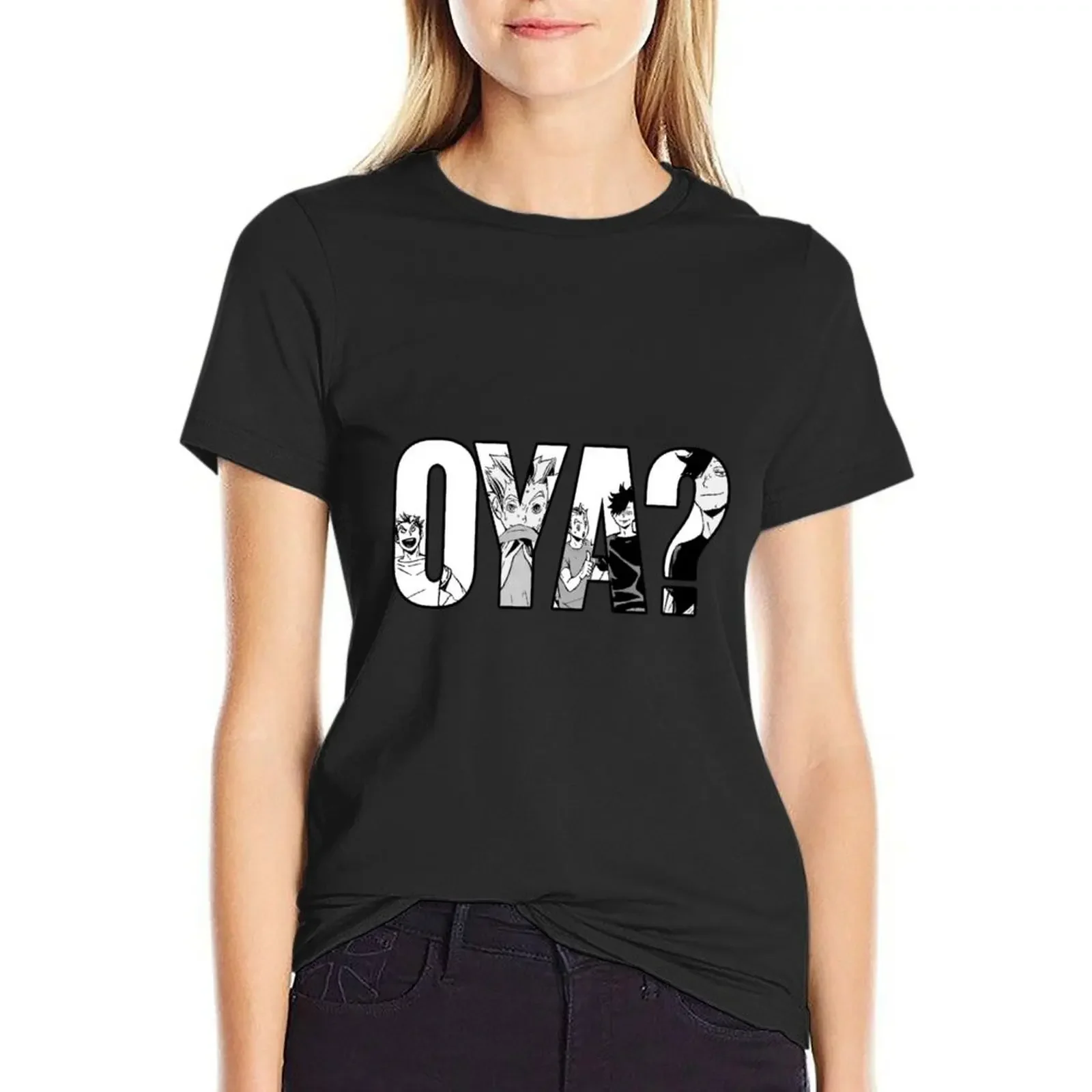 

Oya T-Shirt animal print quick-drying plain Woman fashion