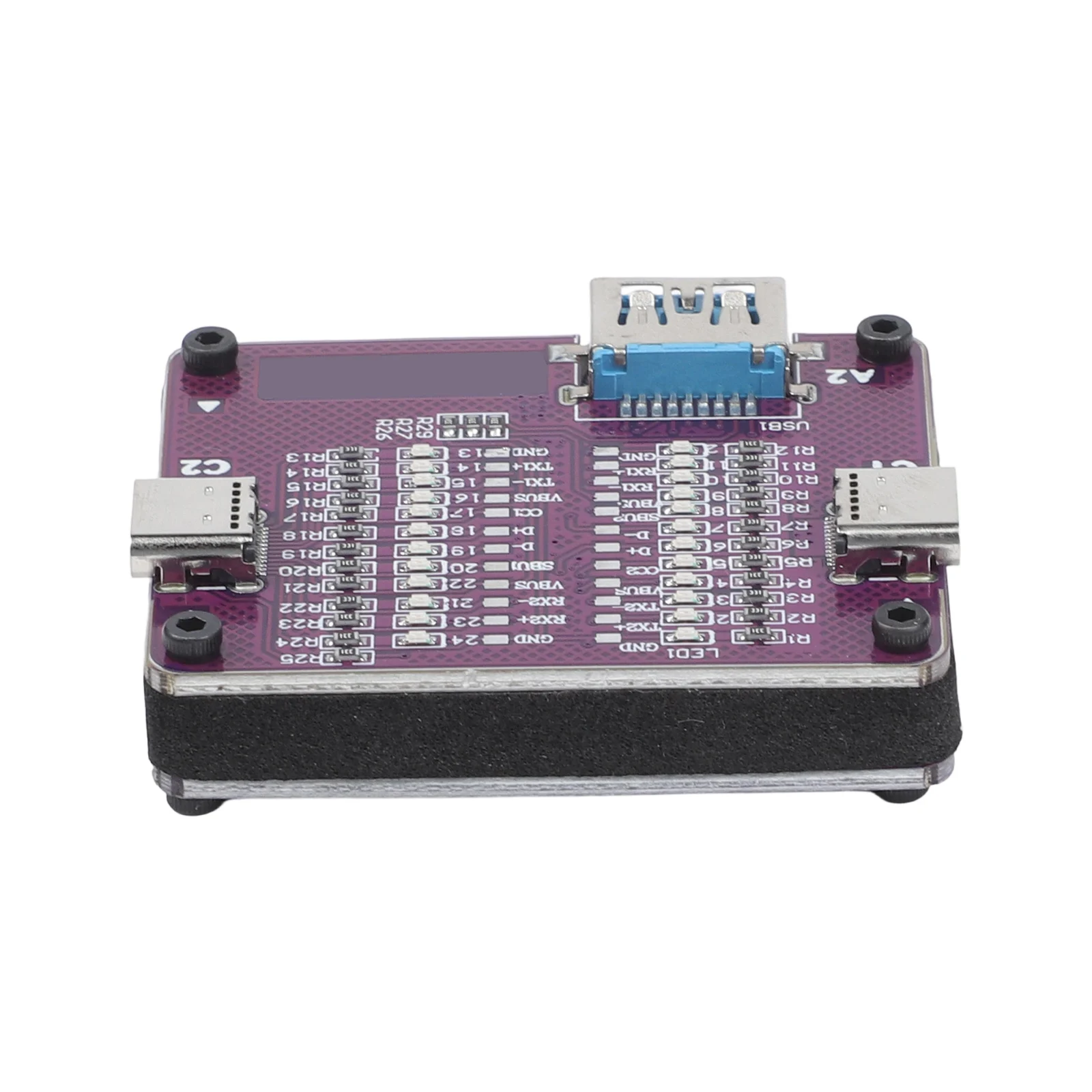TC-24 Type-C Cable Tester 24 Pin Continuity With 12 LED Indicators For USB C Data Wire Fault Detection Repair Tool