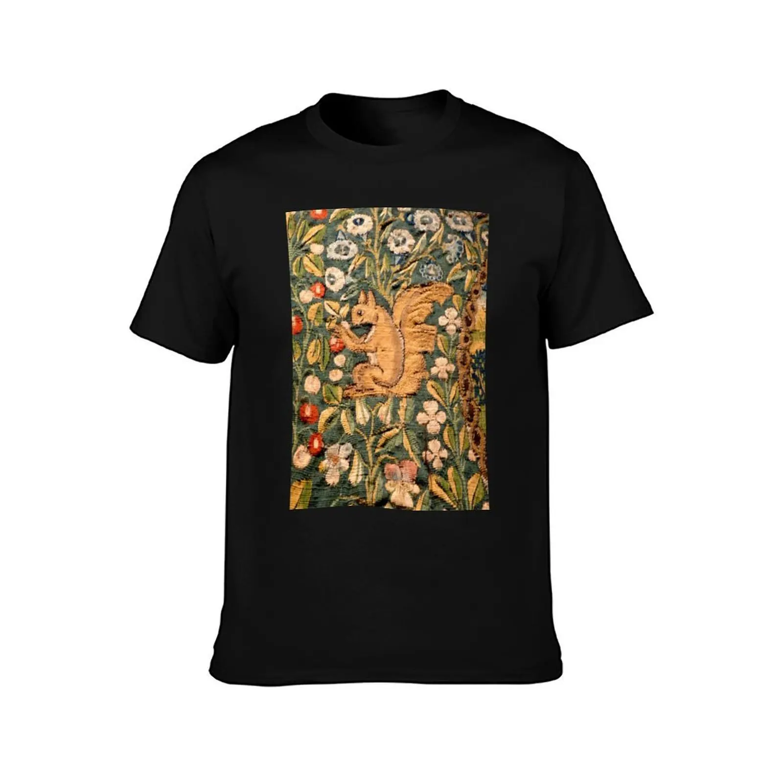 Tudor English Tapestry T-Shirt Plus Size Summer Casual T-Shirt