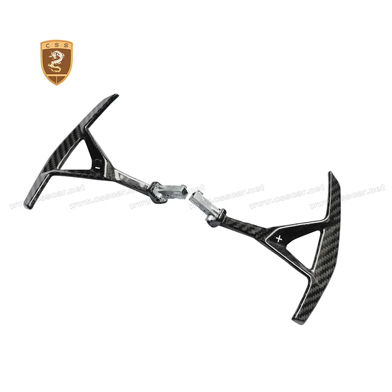

Oem Style 3K Carbon Glossy Car Steering Wheel Shifters Paddle Extension for Lamborghini Lp700