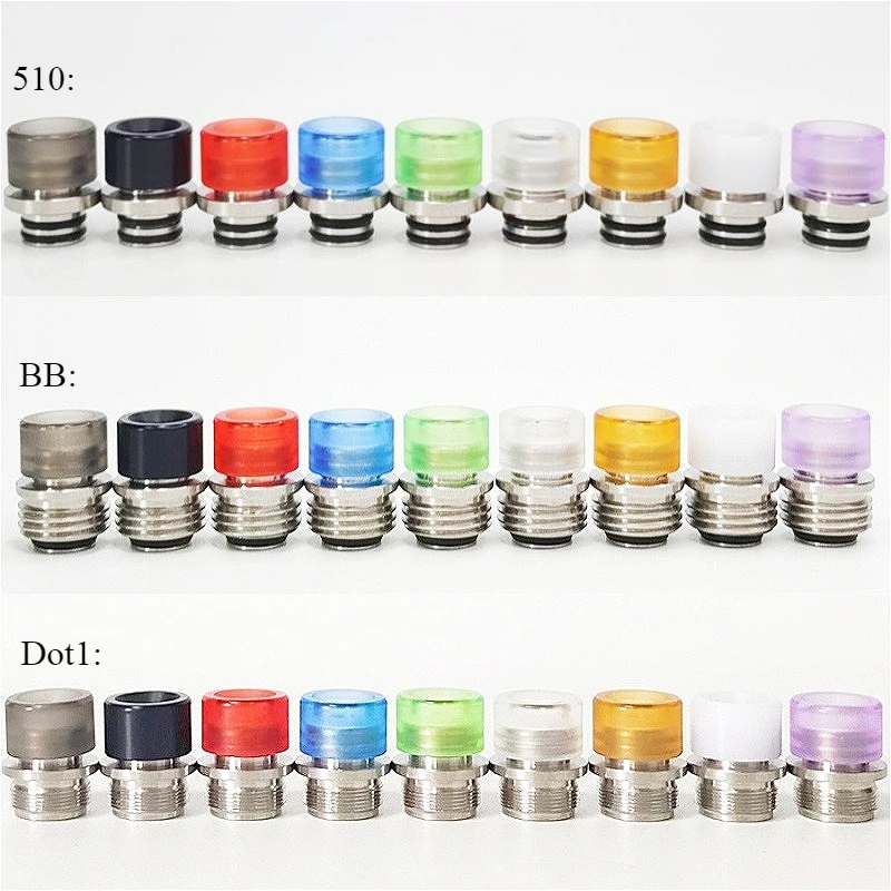 

BB Billet Box DotAio V1 Dot1 510 Мундштук из акрила, нержавеющей стали, съемный соединитель соломы для сращивания