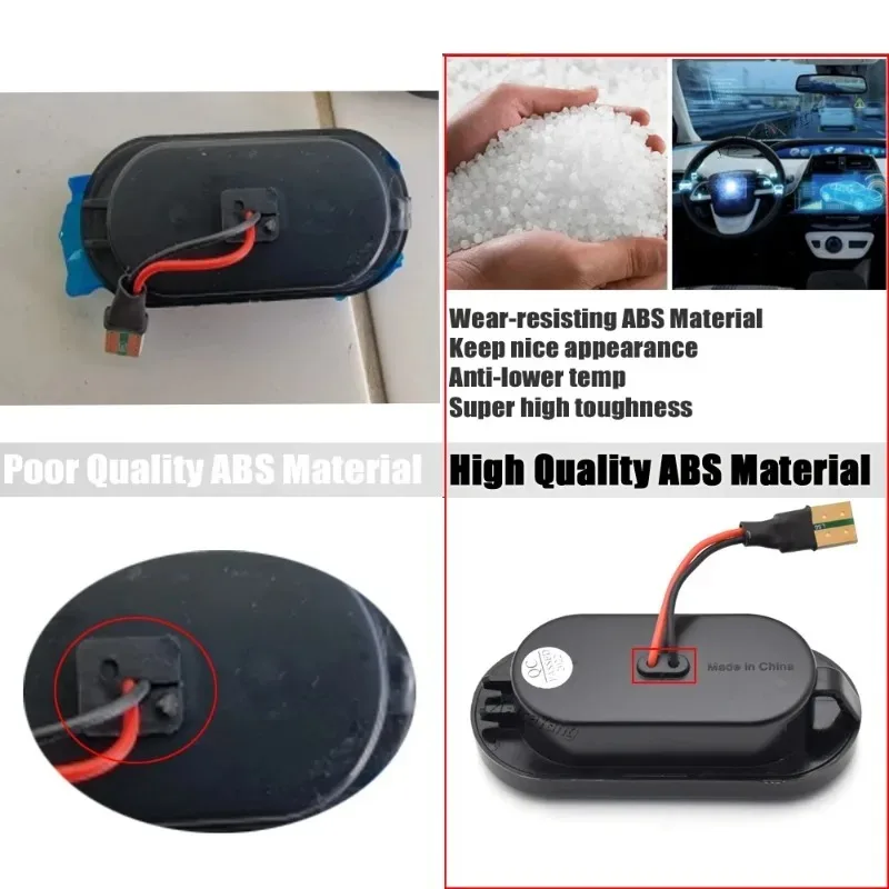 Markierungsleuchte, 2 x Seite, für Leon Skoda Octavia Ibiza 6L Cordoba Toledo, dynamischer LED-Blinker, blinkende Anzeige, Blinker 2025