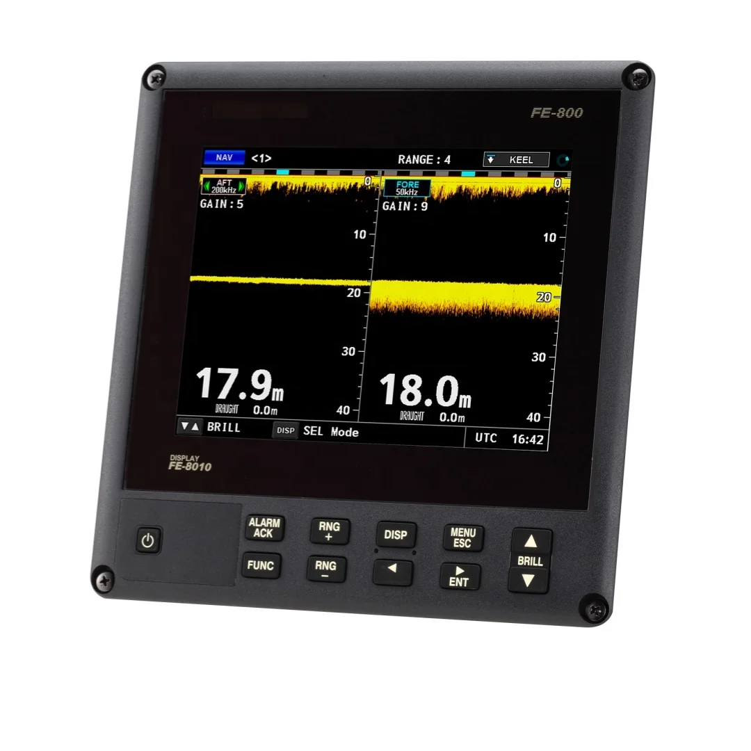 New And Original Color IMO Navigation Echo Sounder Furruno FE-800
