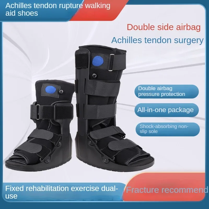 

Long Walking Boot Air sac Walker Ultralight Broken Foot Brace Stabilizer Orthopaedic Protector for Leg Injuries Recovery