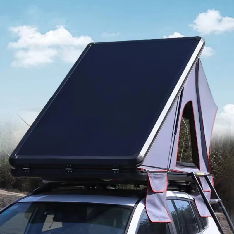 4 Person Large Capacity Triangle Hardtop Rooftop Tent Ultralight Polyester Waterproof 4 Season 4x4 Offroad