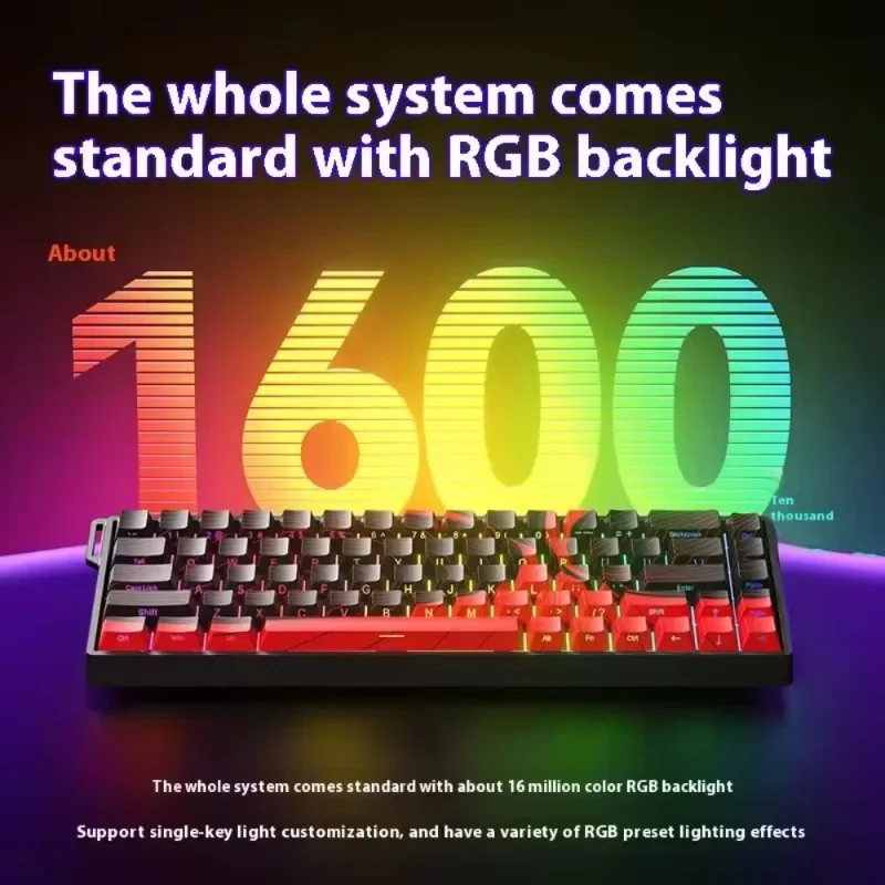 AULA WIN60 PRO لوحات المفاتيح المغناطيسية 8K RT اتصال سلكي مخصص RGB قابل للتبديل السريع لوحات مفاتيح الألعاب المخصصة ملحقات الكمبيوتر هدية