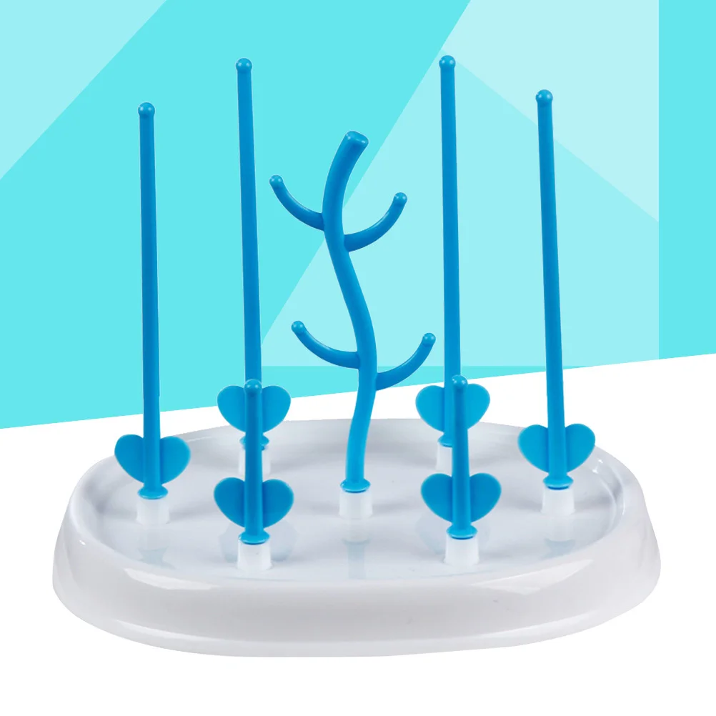 رف تجفيف زجاجات الأطفال عالي الجودة Pp صينية تصريف متعددة الوظائف للزجاجات يغطي رف تجفيف مجفف الأكواب #2