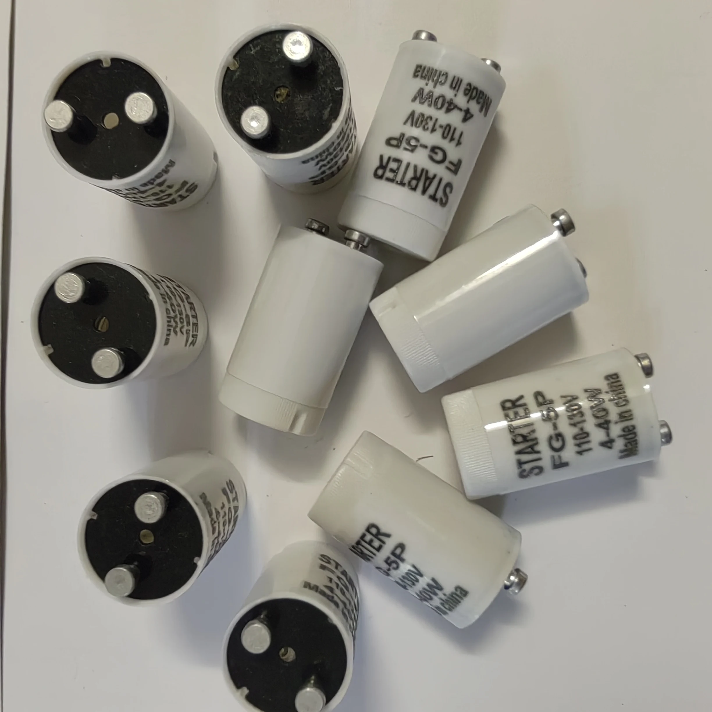 10 قطعة 110 فولت-130 فولت كاتب مصباح ليد البعوض مصباح فيوز كاتب FG-5P لمصابيح البعوض 4-40 واط CE ROHS