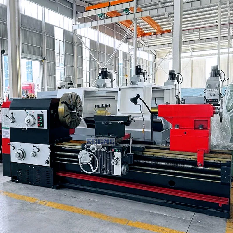 Heavy Duty CW6280 Horizontal Lathe Machine for Metal Cutting New Condition for Mechanical Engineering Manual Lathe Work