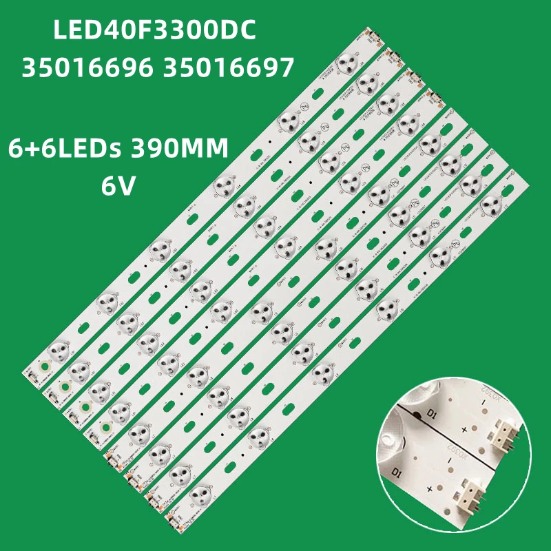 80pcs LED backlight Strip For Toshiba Dl3954(a)F LED40F3300DC*35016696 35016697 LED39E330CE  IC-B-KKL39D020R KKL39D020L