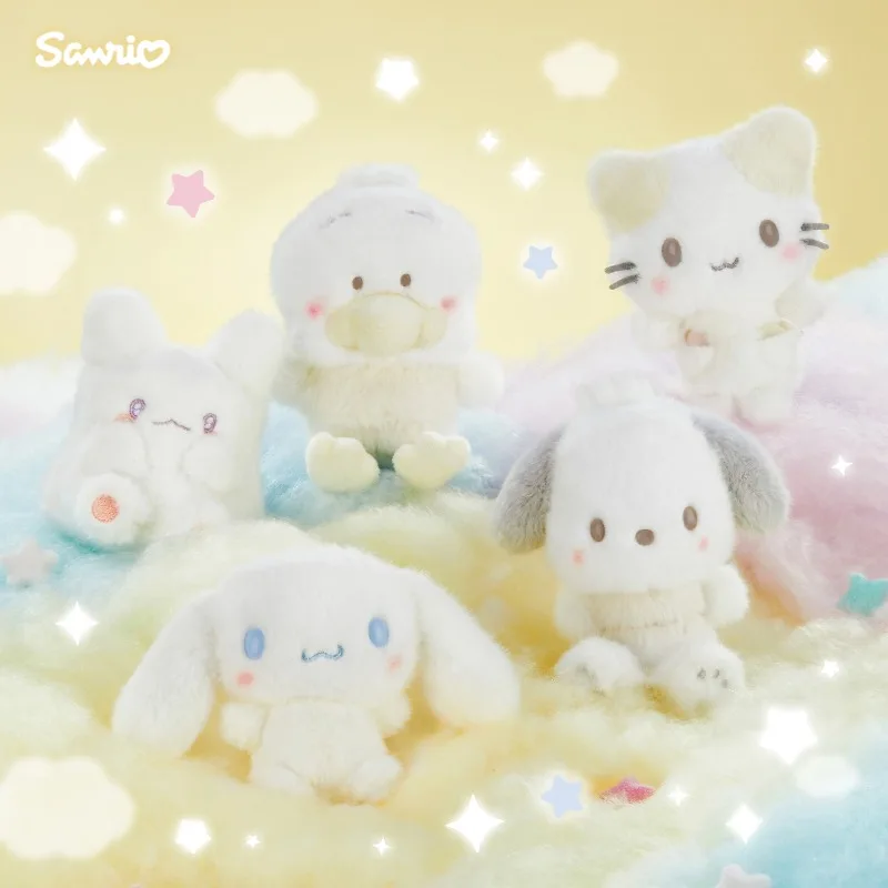 Oferta Especial: Muñeco de Peluche Suave Sanrio Hello Kitty Pochacco Sweet Cloud, Decoración para Coche, Regalo Encantador para Mejor Amiga, Llavero