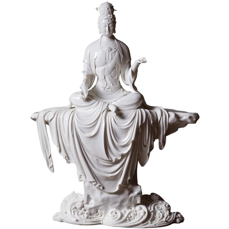 Guanyin Bodhisattva Buddha statue living room office decoration