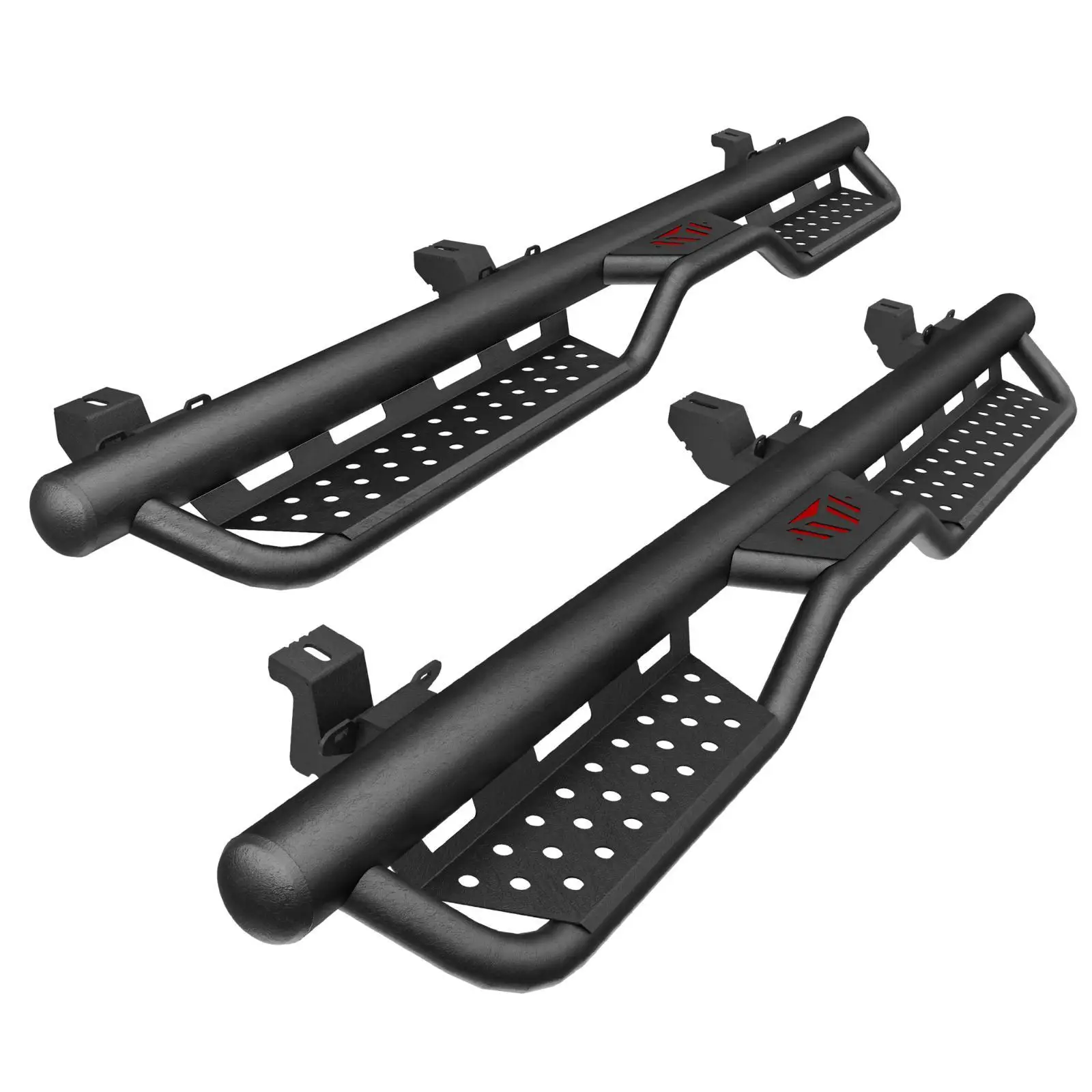 High Strength Running Boards Two Step Layout Side Accessories for 07-18 Unlimited 4 Door