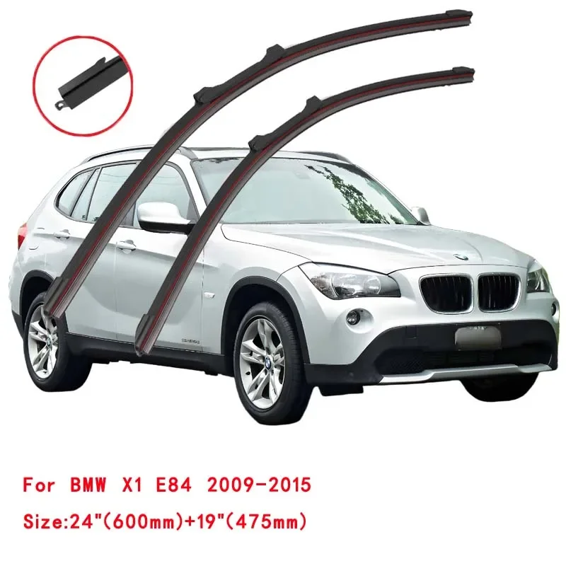 

For BMW X1 E84 F48 U11 2009-2024 Car Windshield Wiper Blade Front Windscreen Brushes Washer Accessories Window Replacement Parts