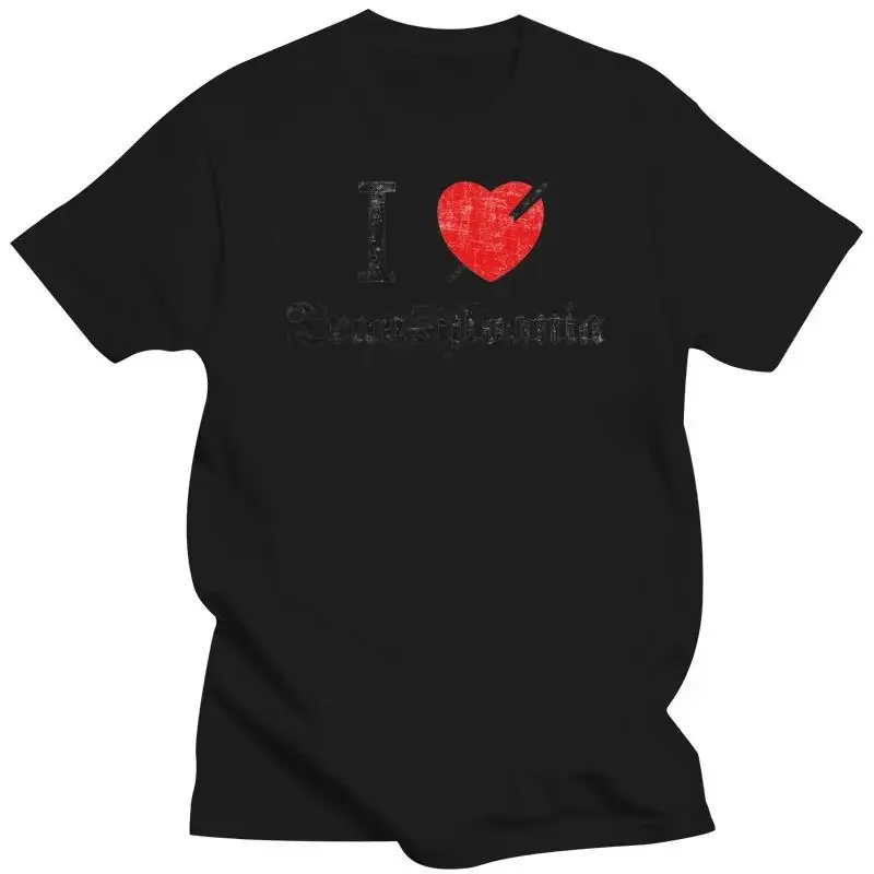 Mens Clothing  I LOVE TRANSYLVANIA T-SHIRT Romania Fun Vampire Silence Dawen Mayhem Aarseth Cotton T-Shirts Fashion Free Shippin