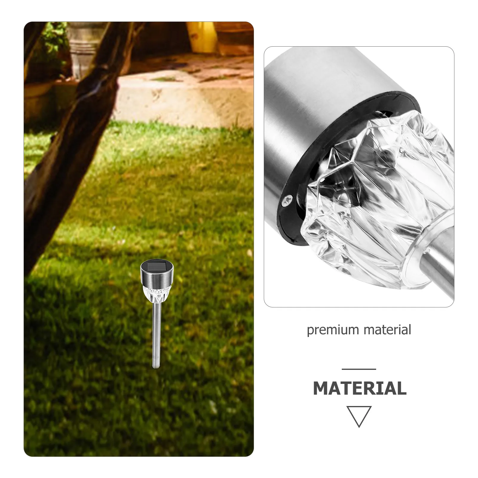 

2pcs Solar Lawn Light Outdoor Waterproof Led Yard Lamp Pineapple Design Decorative Garden Light Automatic Bright White