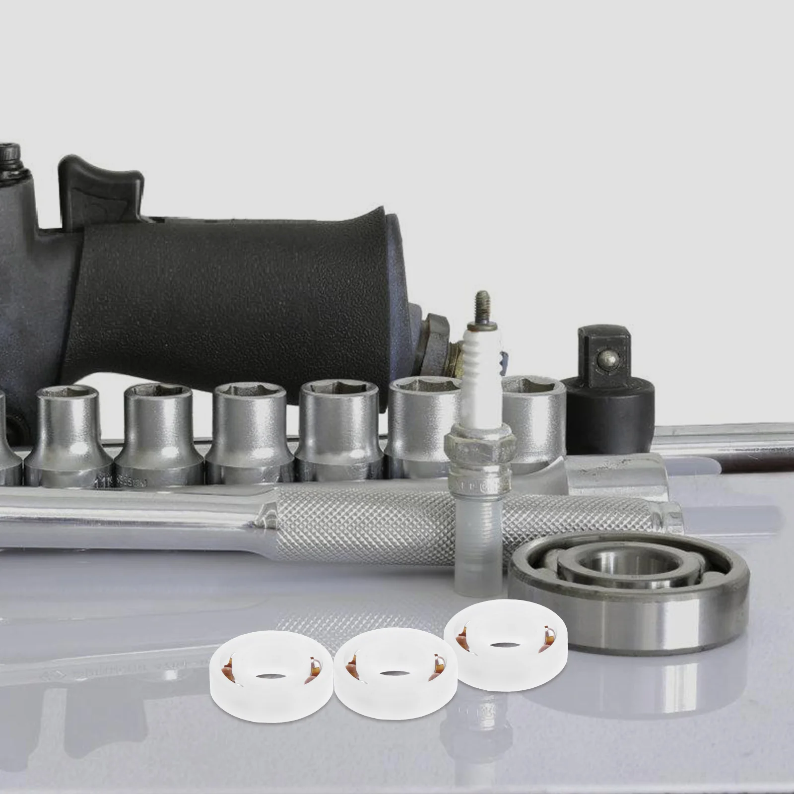 

5pcs Plastic Bearing Deep Groove Ball Bearings High Precision Wear Resistant Lightweight For Industrial Outdoor Use