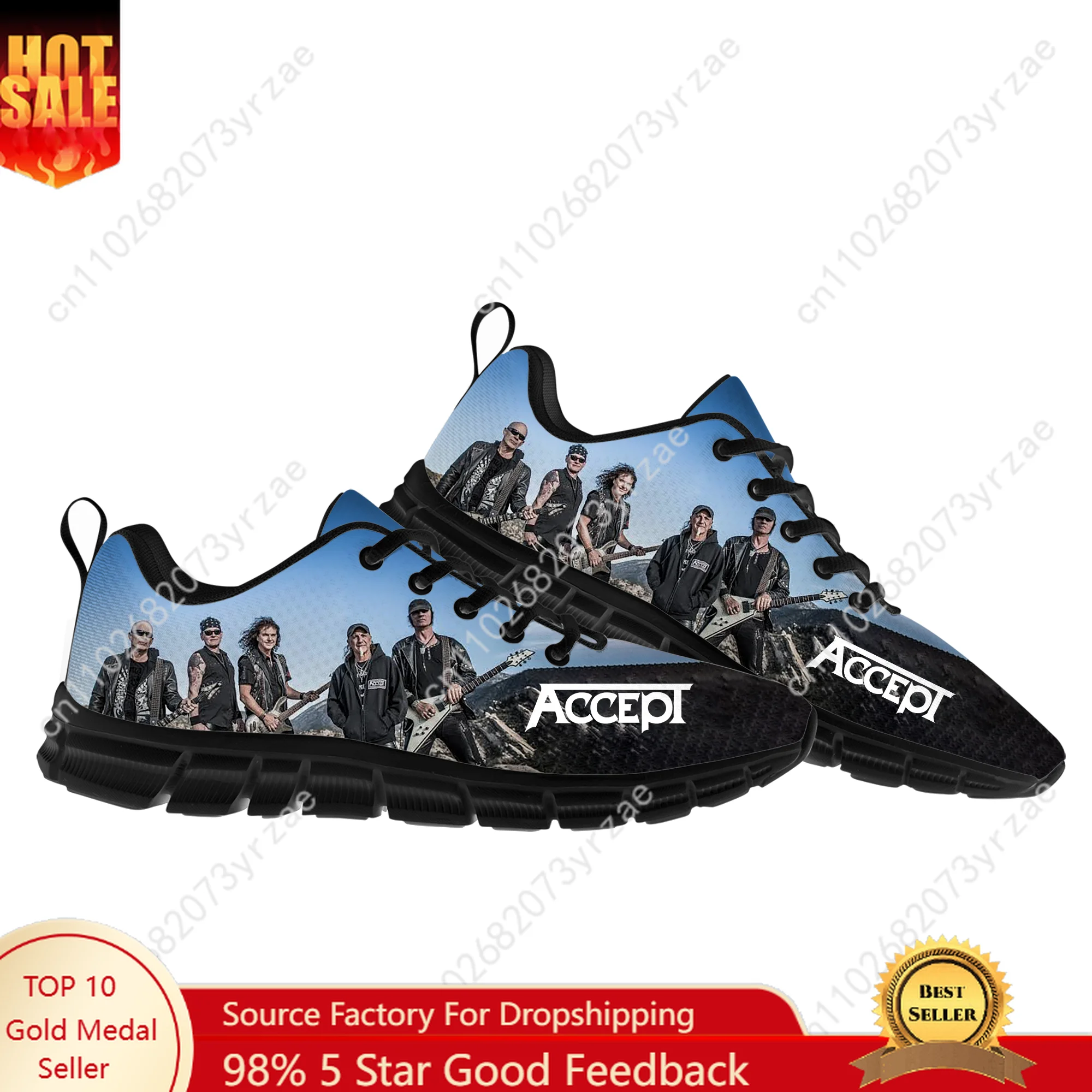

Кроссовки Accept Band, мужские и женские подростковые дышащие спортивные туфли по индивидуальному заказу, высококачественная обувь для пар, повседневная обувь на заказ