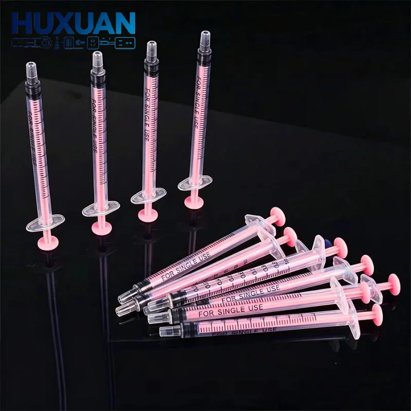 Disposable Needle-Free 1ml Plastic Syringe, 10Pc Clear Scale Liquid Transfer Tool, For Pet Feeding & Laboratory Use