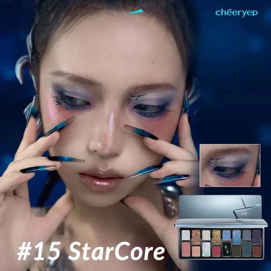 Cheeryep New Spring/Summer 16 Color Eyeshadow Plate Glitter Chamelon Matte Pearlescent Flash Plate Qian Yan Cowherd Sequins