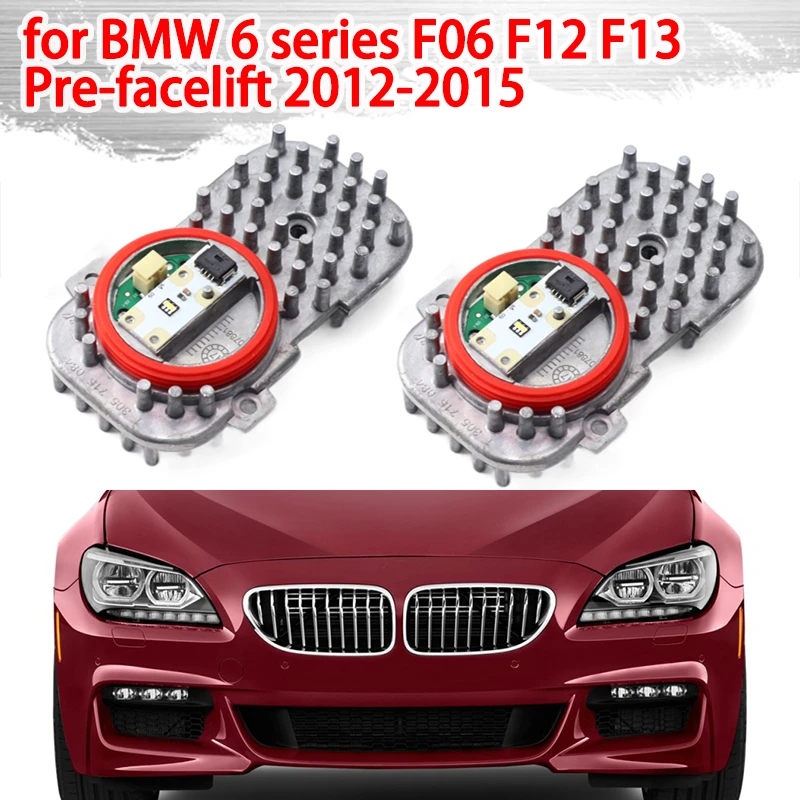 

Белые дневные ходовые огни 1305715084 Для BMW 6 серии F06 F12 F13 Предварительно фейслифт 2012-2015 гг. 63117263051 Модуль ДХО Angel Eyes