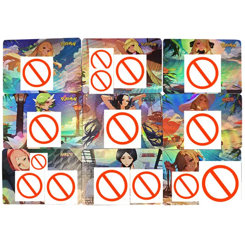 

Набор из 9 штук: Аниме-карточки с Боа Хэнкок в белом платье, серия «Женский главный герой», DIY, для самостоятельного изготовления, цветные, с эффектом мерцания, коллекционные, для аниме-игр, подарок, игрушка