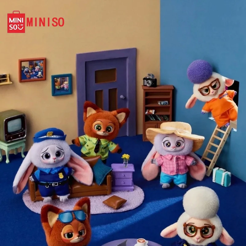 Zoot//opia виниловая серия слепая коробка милый персонаж мультфильма виниловая плюшевая сумка кулон игрушка кукла загадочная коробка модные игрушки подарок