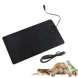 Heat Mat for Plants Waterproof PVC Leather Plant Heating Pad USB Germination Heat Mat Even Heating 3 Adjustable Temp Settings