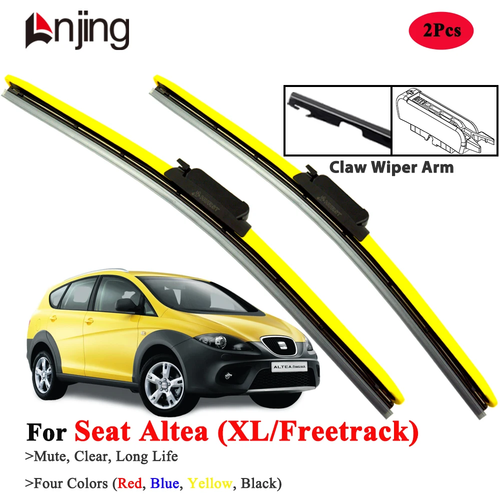 

LNJING Colorful Wiper Blade For SEAT Altea XL Freetrack 2004-2015