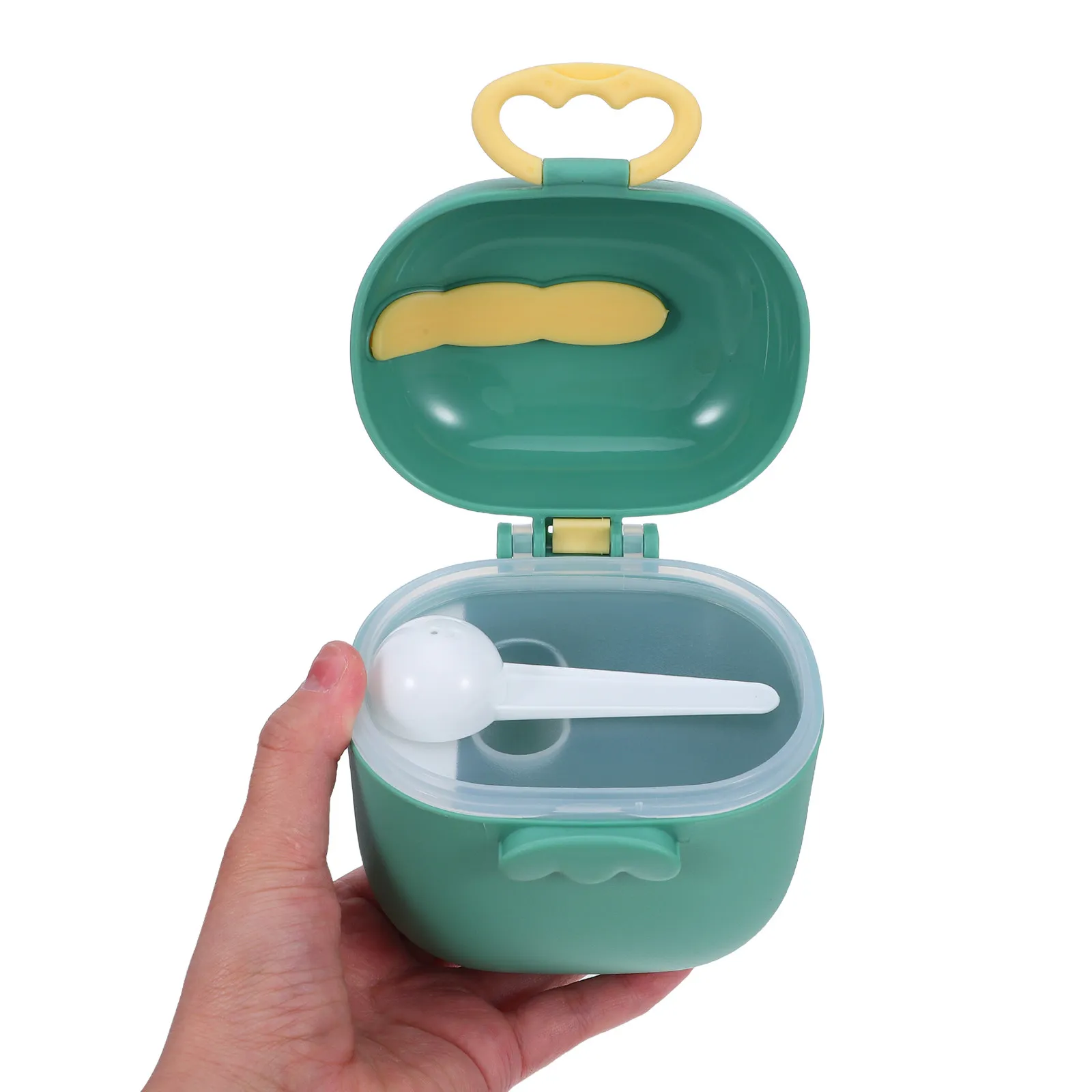 

Baby Milk Powder Box with Detachable 5G Measuring Spoon Superior Sealing Performance Travel Formula Holder Dry Fresh Milk Powder