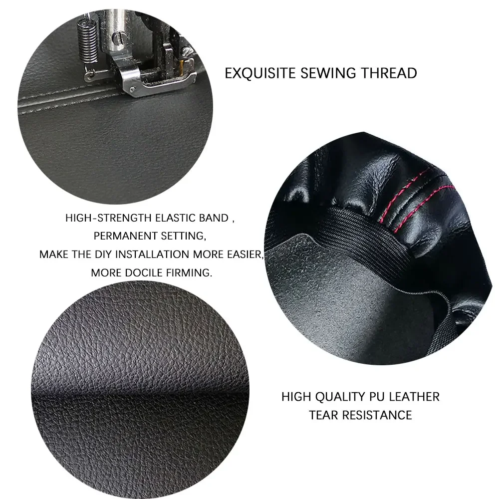 Faux Leather Easy Clean Car Armrest Box Center Console Lid Armrest Cover Car Accessories For Ford Focus 2012