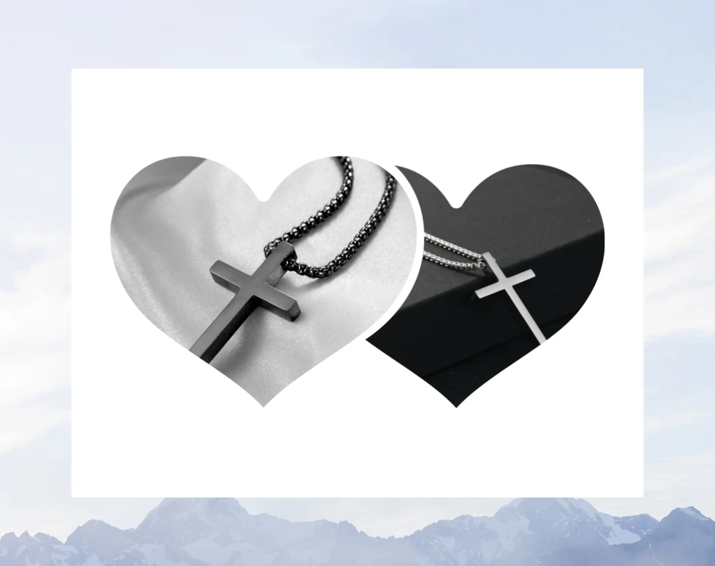 2026 التيتانيوم الصلب يسوع الصليب قلادة الرجال النساء الكتاب المقدس الآية الروحية قلادة للرجال مجوهرات هالوين هدايا عيد الميلاد #1